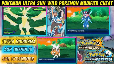Pokemon Ultra Sun Cheats [Moon Gameshark Codes].
